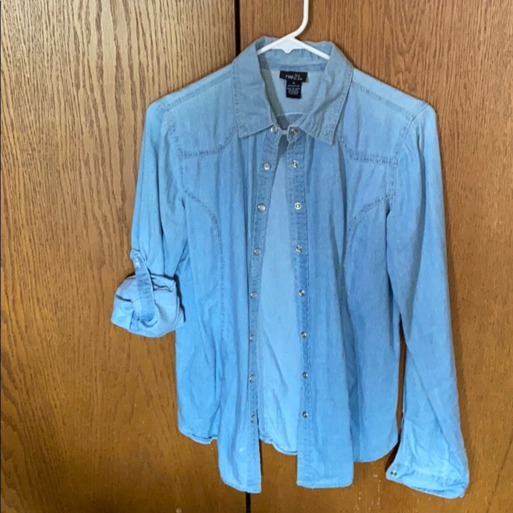 Rue 21 denim shirt